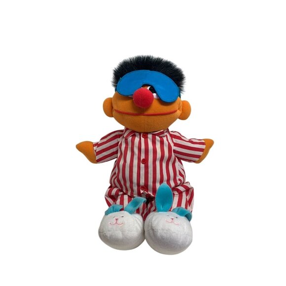 Tyco Sing & Snore Ernie 17 in Tall Stuffed Plush doll Toy Tested Works - Picture 1 of 5
